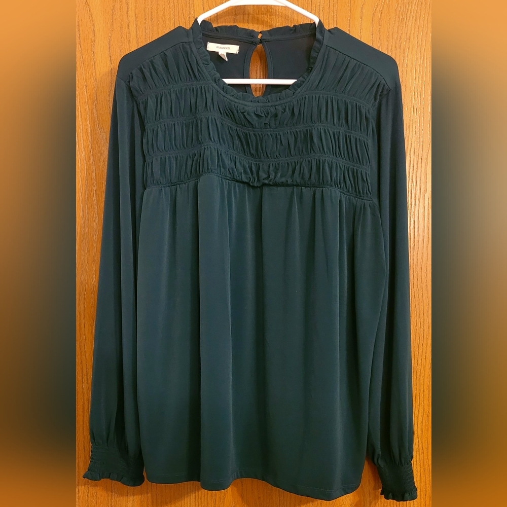 Women'a Maurices Dark Teal Blouse